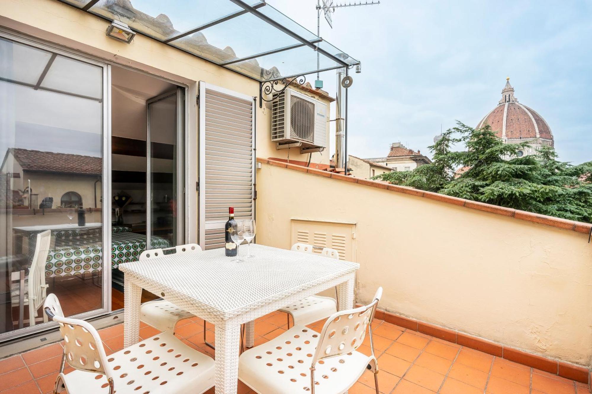 피렌체 Penthouse Le Terrazze Duomo View 아파트 외부 사진